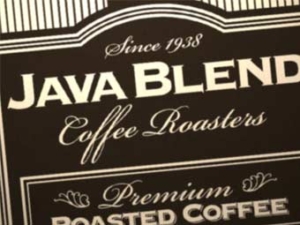 Package design for Java Blend Coffee Roasters